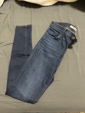 J Brand Dark Wash Skinny Jeans - Deep Blue Denim